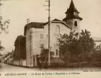 La route de Tarbes à Bagnères et le Château